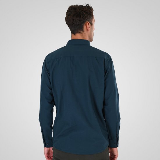 Double Outfitters GS-5225 Koszula oxford Ciemnozielony - Koszule - Koszule 2XL-10XL