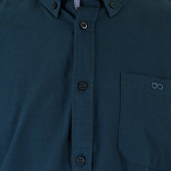 Double Outfitters GS-5225 Koszula oxford Ciemnozielony - Koszule - Koszule 2XL-10XL
