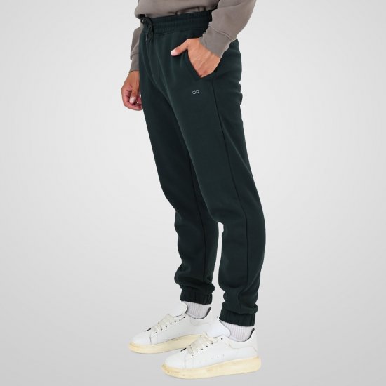Double Outfitters MPAN-6055 Spodnie dresowe Ciemnozielony - Dresy & spodenki dresowe - Dresy & Spodnie Dresowe 2XL-12XL