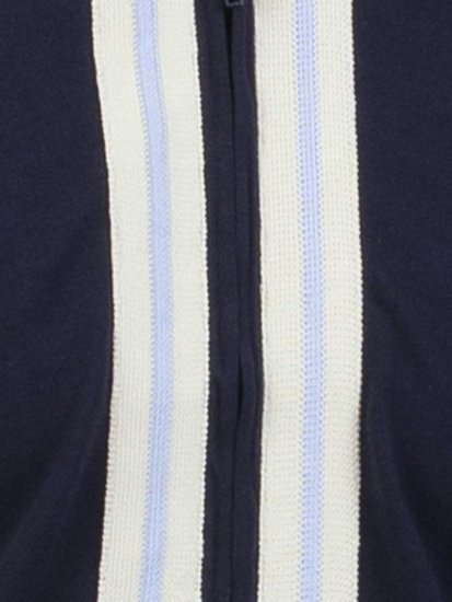 Mish Mash Belgrade Zip Through Polo Navy - Koszulki polo - Koszulki Polo 2XL-8XL