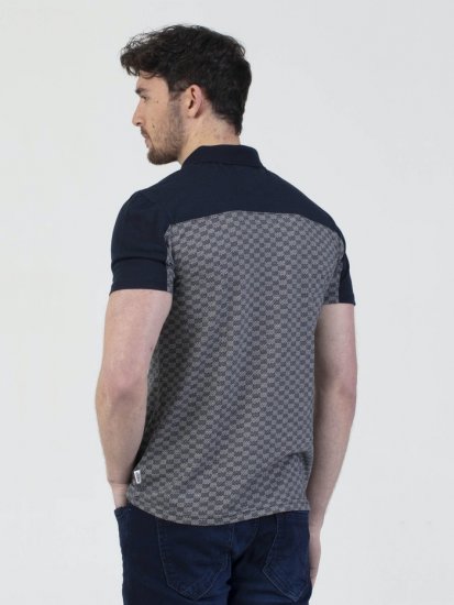 Mish Mash Doha Contrast Polo Navy - Koszulki polo - Koszulki Polo 2XL-8XL