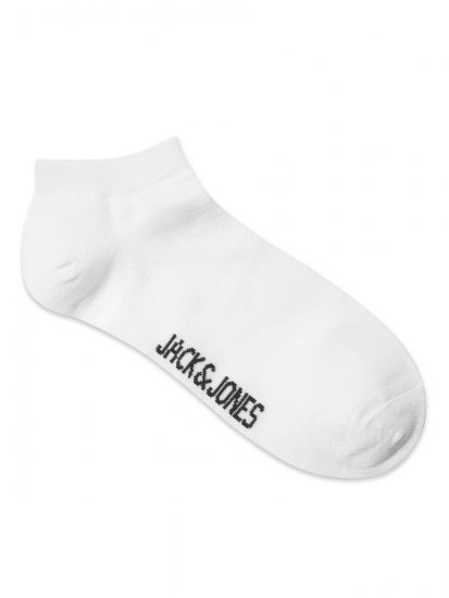 Jack & Jones Basic Skarpety stopki bambusowe Biały 5-pack - Bielizna & stroje kąpielowe - Bielizna & Stroje kąpielowe 2XL-8XL