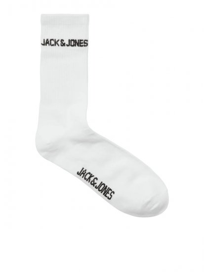 Jack & Jones Melvin Skarpety tenisowe Biały 3-pack - Bielizna & stroje kąpielowe - Bielizna & Stroje kąpielowe 2XL-8XL
