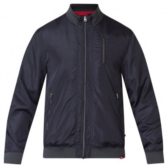 D555 Terron Bomber Jacket Black - Kurtki Męskie Duże Rozmiary - Kurtki Duże rozmiary 2XL-8XL