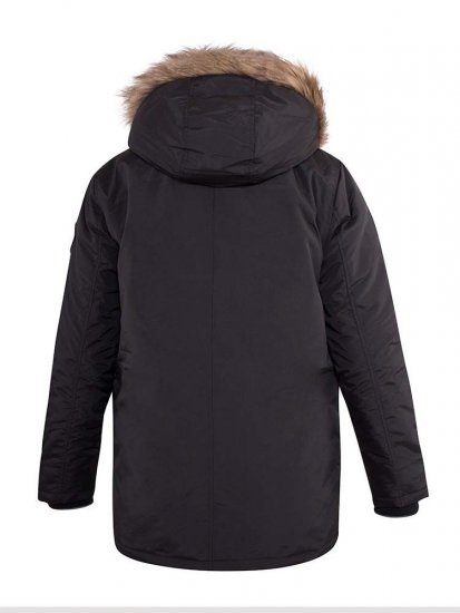 D555 Dundee Parka Jacket With Fur trimming and Teddy Fur Lined hood - Kurtki Męskie Duże Rozmiary - Kurtki Duże rozmiary 2XL-8XL