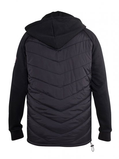D555 Thorpe Hooded Quilted Jacket With Fleece Sleeves And Removable Fleece Hood - Kurtki Męskie Duże Rozmiary - Kurtki Duże rozmiary 2XL-8XL