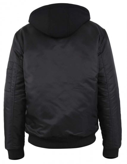 D555 Poppleford Bomber Jacket With Detachable Fleece Hood - Kurtki Męskie Duże Rozmiary - Kurtki Duże rozmiary 2XL-8XL
