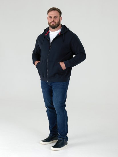 D555 Cantor Hoodie Navy - Bluzy & bluzy z kapturem - Bluzy & Bluzy z kapturem 2XL-12XL