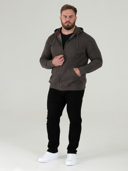 D555 Cantor Hoodie Grey - Bluzy & bluzy z kapturem - Bluzy & Bluzy z kapturem 2XL-12XL