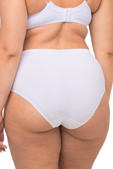 Ulla Popken 309783 Majtki 3 szt. Biały - Majtki - 