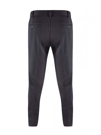 D555 Yarmouth Four Way Stretch Trouser With Flexible Waistband Black - Dżinsy & spodnie - Dżinsy i Spodnie - W40-W70