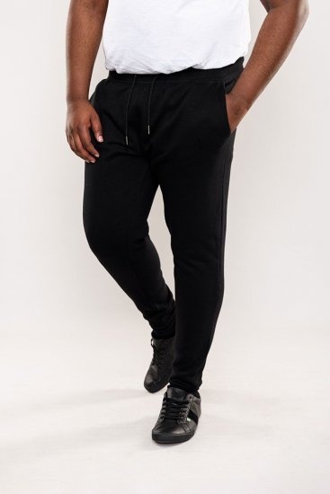 D555 Brandon Sweatpants with Tapered leg Black - Dresy & spodenki dresowe - Dresy & Spodnie Dresowe 2XL-12XL