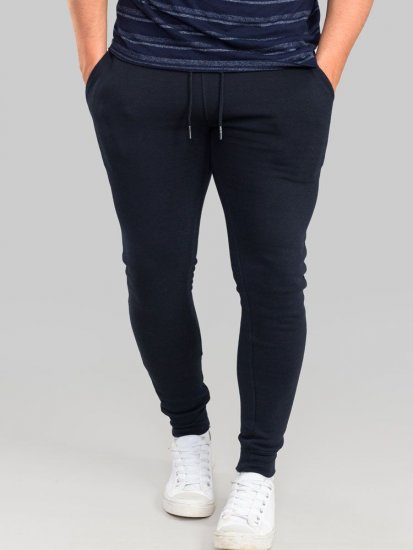 D555 Brandon Sweatpants with Tapered leg Navy - Dresy & spodenki dresowe - Dresy & Spodnie Dresowe 2XL-12XL
