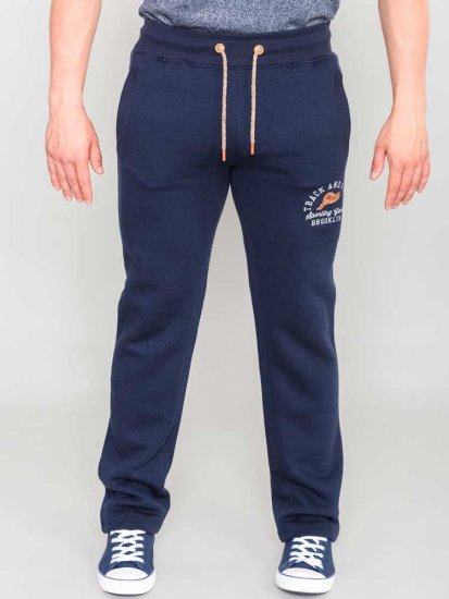 D555 Chilworth Open Hem Jogger Navy - Dresy & Spodenki dresowe - Dresy & Spodnie Dresowe 2XL-12XL