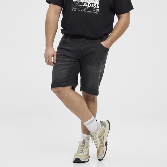 North Latitude 51336 denim szorty czarne - Szorty - Szorty W40-W60