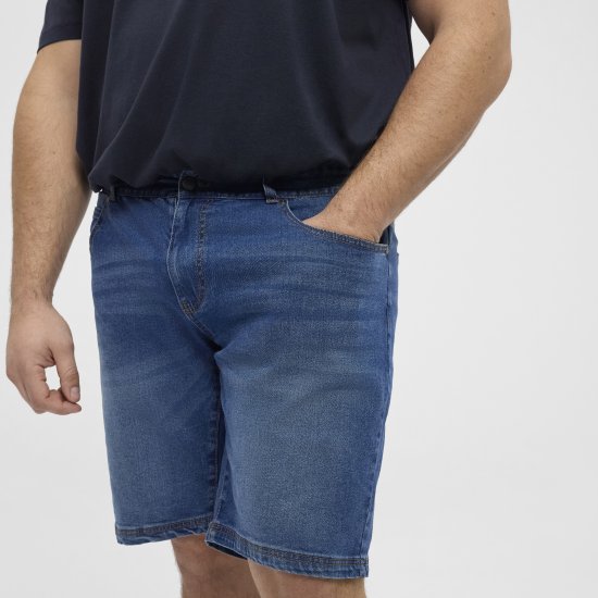 North Latitude 51336 denim szorty niebieskie - Szorty - Szorty W40-W60
