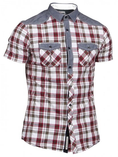 Mish Mash Denver S/S Red - Koszule - Koszule 2XL-10XL