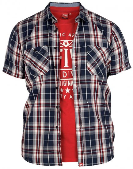 D555 Kennedy Tee + Shirt - Koszule - Koszule 2XL-10XL