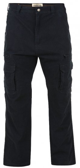 Kam Jeans Cargo pants Black TALL SIZES - ODZIEŻ MĘSKA MT-6XLT - WYSOKIE-rozmiary