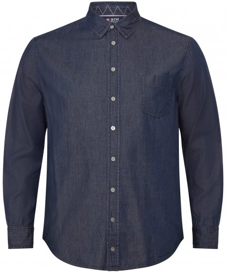 North Latitude 53139 denim koszula niebieska - Koszule - Koszule 2XL-10XL