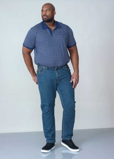 Duke Bailey Relaxed Comfort Fit Stretch Jeans With Elasticated Waist Stonewash - Dżinsy & spodnie - Dżinsy i Spodnie - W40-W70