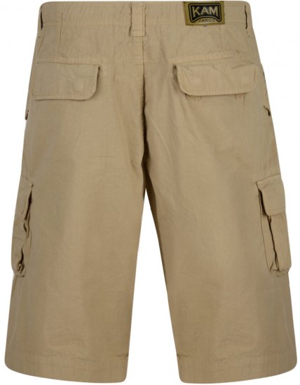 Kam Jeans 386 Cargo Shorts Sand - Szorty - Szorty W40-W60