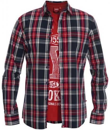 D555 Riga Tee + Shirt - Koszule - Koszule 2XL-10XL