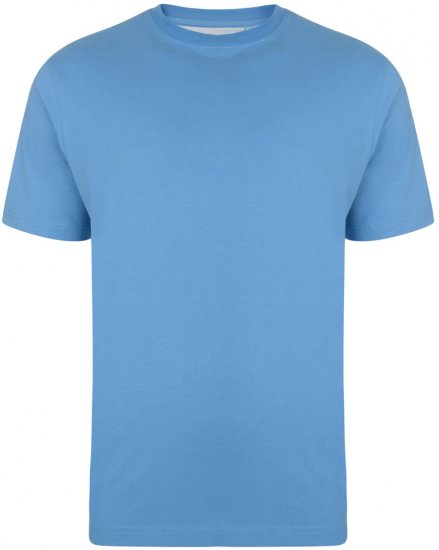 Kam Jeans T-shirt Blue - Koszulki - T-shirty meskie Duże Rozmiary - 2XL-14XL