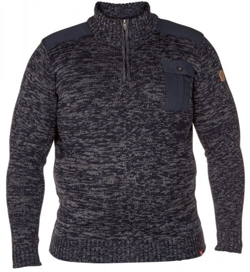 D555 Frost Sweater Navy/Charcoal - Bluzy & bluzy z kapturem - Bluzy & Bluzy z kapturem 2XL-12XL