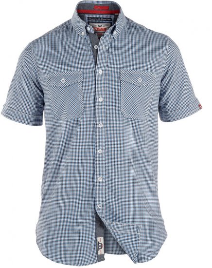 D555 Jed Short Sleeve Shirt - Koszule - Koszule 2XL-10XL