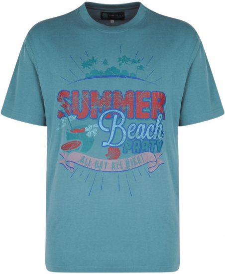 Kam Jeans Summer Beach 2-pack T-shirt - Koszulki - T-shirty meskie Duże Rozmiary - 2XL-14XL