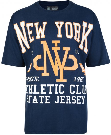 Kam Jeans Twin Pack NY - Koszulki - T-shirty meskie Duże Rozmiary - 2XL-14XL