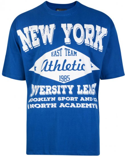 Kam Jeans Twin Pack NY - Koszulki - T-shirty meskie Duże Rozmiary - 2XL-14XL