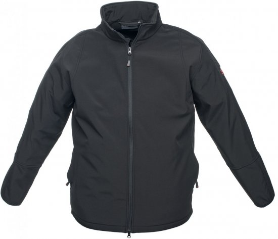 Marc & Mark Arosa Softshell-jacket Black - Kurtki Męskie Duże Rozmiary - Kurtki Duże rozmiary 2XL-8XL