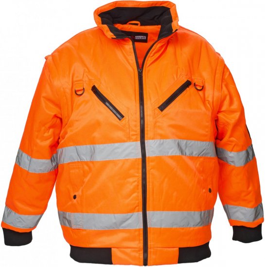 Marc & Mark Hi-Vis Work-jacket/vest Orange - Odzież robocza - Odzież robocza 3XL-6XL