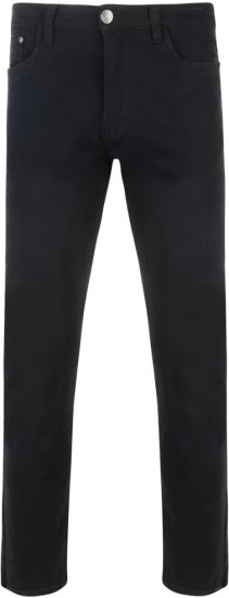 Kam Jeans Alba 5-pocket Stretch Chinos Black TALL SIZES - ODZIEŻ MĘSKA MT-6XLT - WYSOKIE-rozmiary