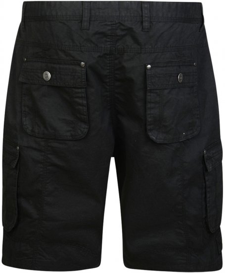 Motley Denim Cargo Shorts Black - Szorty - Szorty W40-W60