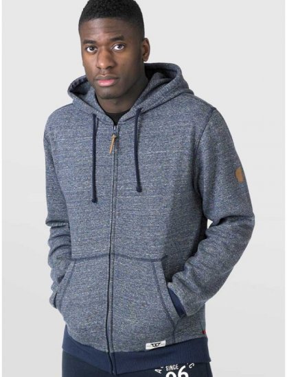 D555 Romney Full Zipper Hoodie Navy - Bluzy & bluzy z kapturem - Bluzy & Bluzy z kapturem 2XL-12XL