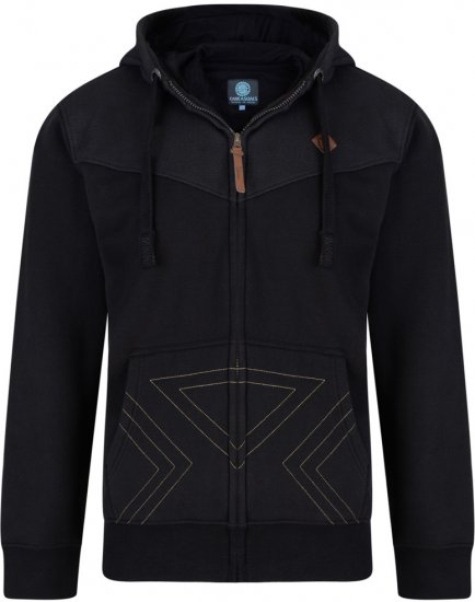 Kam Jeans 766 Panel Print Hoodie Black - Bluzy & bluzy z kapturem - Bluzy & Bluzy z kapturem 2XL-12XL