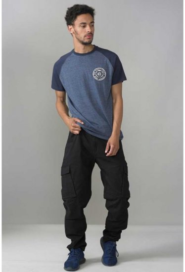 D555 Spencer T-shirt Navy - Koszulki - T-shirty meskie Duże Rozmiary - 2XL-14XL