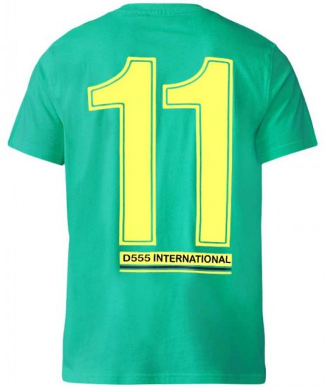 D555 Ricardo T-shirt Green - Koszulki - T-shirty meskie Duże Rozmiary - 2XL-14XL