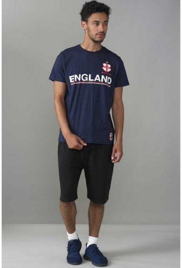 D555 Leon T-shirt Navy - Koszulki - T-shirty meskie Duże Rozmiary - 2XL-14XL