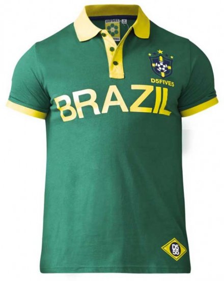 D555 Silva Polo Green - Koszulki polo - Koszulki Polo 2XL-8XL