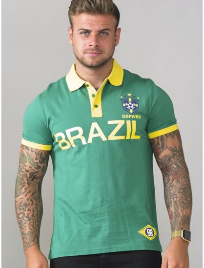 D555 Silva Polo Green - Koszulki polo - Koszulki Polo 2XL-8XL