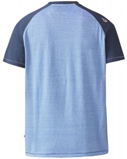 D555 Gunner T-shirt Blue - Koszulki - T-shirty meskie Duże Rozmiary - 2XL-14XL