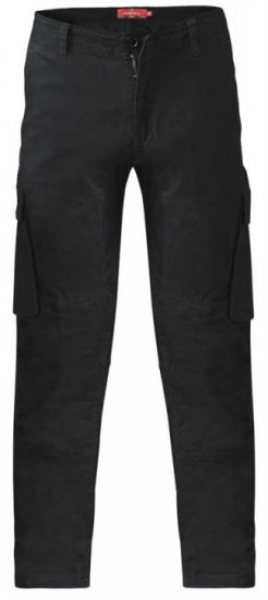 D555 Nelson Stretch Tapered Cargo Pants Black - Dżinsy & spodnie - Dżinsy i Spodnie - W40-W70