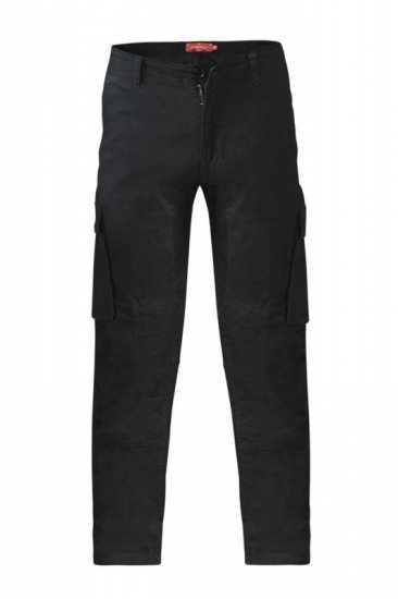 D555 Nelson Stretch Tapered Cargo Pants Black - Dżinsy & spodnie - Dżinsy i Spodnie - W40-W70