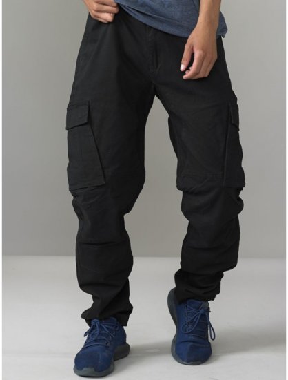 D555 Nelson Stretch Tapered Cargo Pants Black - Dżinsy & spodnie - Dżinsy i Spodnie - W40-W70
