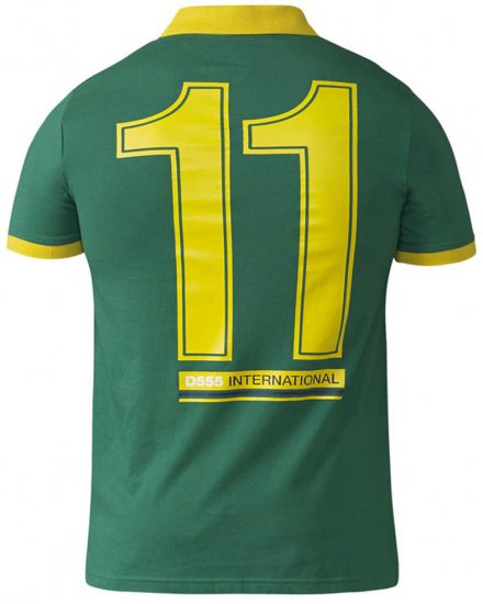 D555 Silva Polo Green - Koszulki polo - Koszulki Polo 2XL-8XL