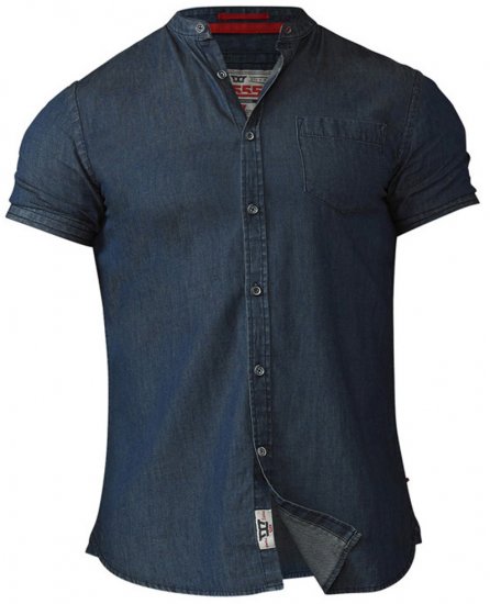 D555 Astra Short Sleeve Denim Shirt - Koszule - Koszule 2XL-10XL